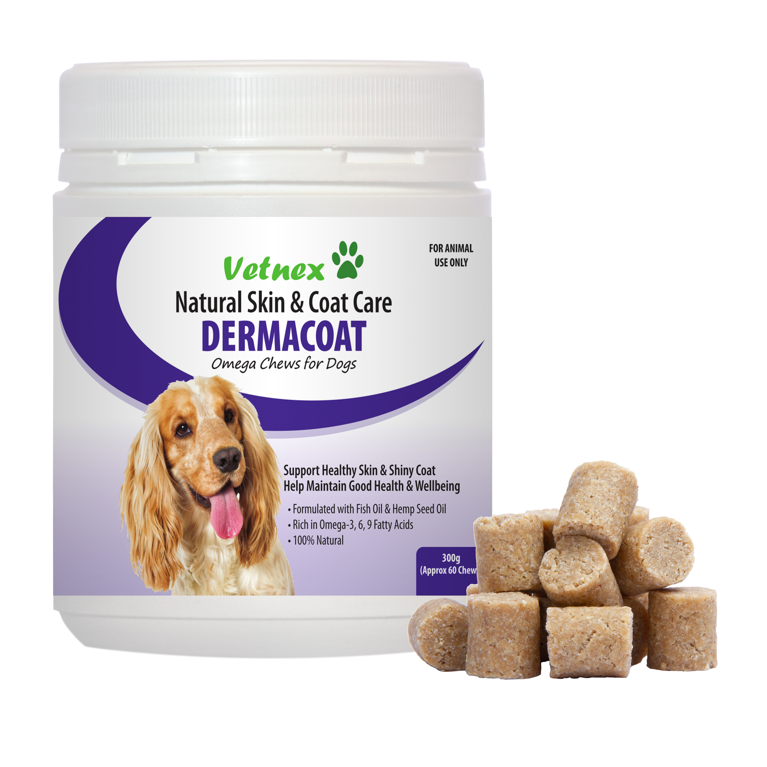 Introducing the Innovative Fish Oil & Hemp Seed Oil Soft Chew Product, DermaCoat